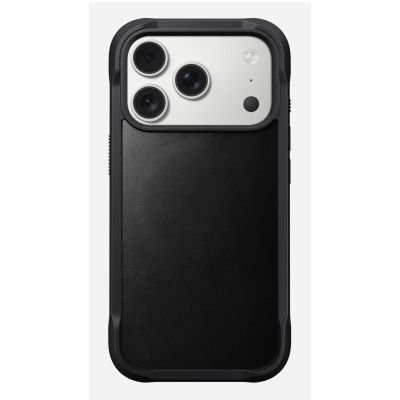 3. Nomad Robuste Lederhülle für 16 cm (6,3") Mobiltelefone, Schwarz