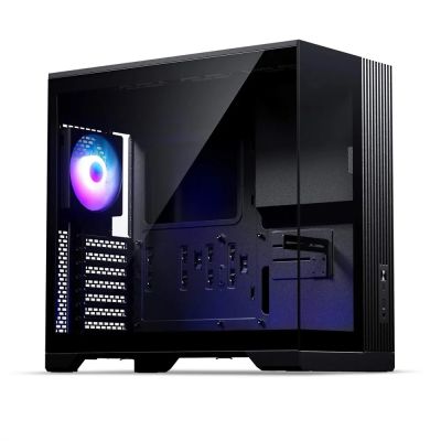 Phanteks XT V5 PC-Gehäuse, Midi-Tower, ATX, gehärtetes Glas, RGB – schwarz