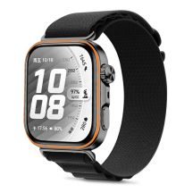 Tech-Protect Nylon Pro Armband für Huawei Watch Fit 3 / 4 / 4 Pro / 5 / 5 Pro - Schwarz