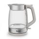 Tefal Wasserkocher KI605B30, 1,7 l, 2200 W, Grau, Silber, Transparent