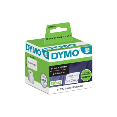 6. DYMO LW - Versand-/Namensschildetiketten - 54 x 101 mm - S0722430