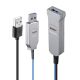 6. Lindy 43345 USB-Kabel USB 3.2 Gen 1 (3.1 Gen 1) 30 m USB A 2 x USB A Blau, Silber