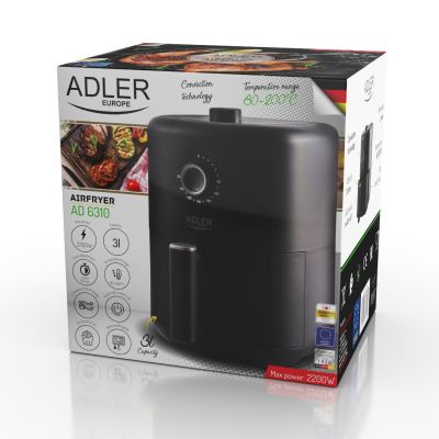 8. Adler AD 6310 Heißluftfritteuse