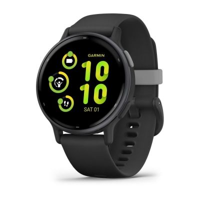9. Garmin Vivoactive 5 42 mm schwarze Uhr
