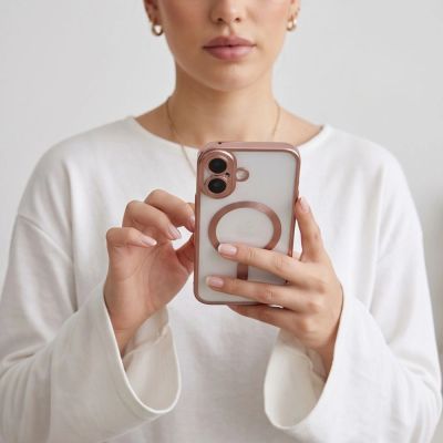 8. Tech-Protect MagFlex Hülle für iPhone 17 – Transparentes Rosa