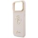 6. Guess Grained Big 4G & Stand Camera Case für iPhone 17 Pro Max - Pink