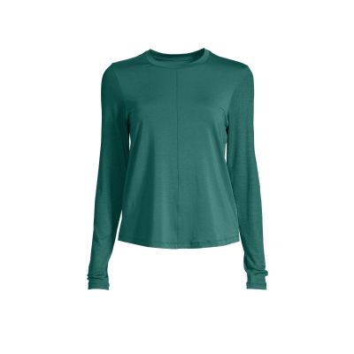 CASALL Delight Rundhals Langarm T-Shirt, grün