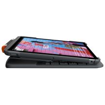 Logitech Slim Folio QWERTZ Deutsch Bluetooth Graphit