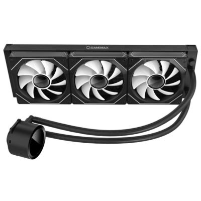 2. GameMax ICEBURG 360 DIGITAL BK Computer-Kühlsystem Prozessor All-in-One Flüssigkeitskühler 12 cm Schwarz 1 Stück.