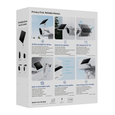 9. Baseus Security A1 Photovoltaikmodul – Weiß