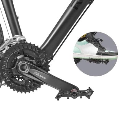 2. Rockbros 2020-12BBK Plattform-Fahrradpedale aus Aluminium – Schwarz