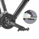 2. Rockbros 2020-12BBK Plattform-Fahrradpedale aus Aluminium – Schwarz