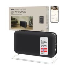 Mill CO1200WIFI3BLACK GEN3 Konvektionsheizung, 1200 W, Stahlfronten, LED-Anzeige, Schwarz | Mill | Heizung | CO1200WIFI3BLACK GEN3 | Konvektionsheizung | 1200 W | Schwarz