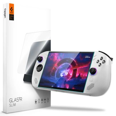 Spigen Glas.tR Slim 2er-Pack Panzerglas für Lenovo Legion GO S - Schwarz