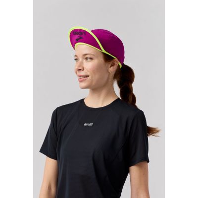 5. Leichte, verstaubare Mütze 2.0, rosa, Unisex, aufrollbare Laufmütze