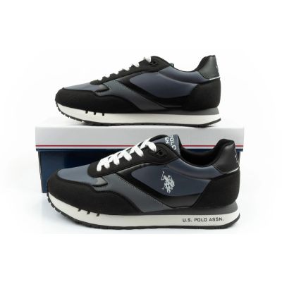 10. US Polo Assn Sportschuhe, Sneaker für Herren, modisch, bequem, grau