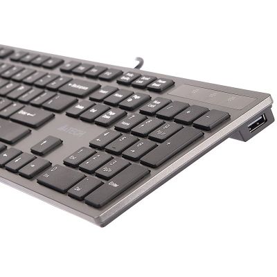 7. A4 TECH KV-300H Membrantastatur A4TKLA39976 (USB 2.0; (US); schwarz)