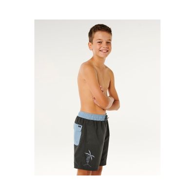 5. RIP CURL Eternal Shred Block Volley-Boy Boardshorts, schwarz