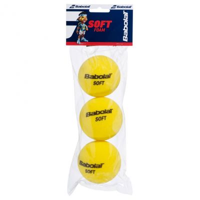 Babolat Soft Foam Tennisbälle 3 Stück 501058