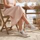 8. Beige Keilsandalen für Damen Rieker 67465-62