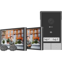 EZVIZ HP7 Video-Türsprechanlage für zwei Familien mit zwei Monitoren