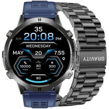Smartwatch Gravity Schwarzes Armband + Armband GT42-2