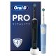 3. Oral-B Vitality Pro Duo Rote, pulsierende Zahnbürste für Erwachsene, Schwarz, Blau, Weiß