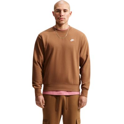 Nike Club FT Herren-Sweatshirt Hellbraun FN3888 270