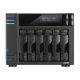 13. NAS Asustor AS6706T; Tower; 6x (3,5" SATA HDD/ 2,5" SSD); Intel Celeron N5105; 8 GB DDR4 SODIMM (max. 16 GB), 2x 2,5-GbE, 4x M.2 2280 NVMe PCIe 3.0, 2x USB 3.2 Gen, 1x HDMI 2.0b, 1x optionale 10-GbE-Karte