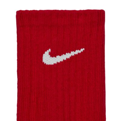 4. Kinder-Socken Nike Everyday Cush Crew, 6 Paar, mehrfarbig, SX6910 903