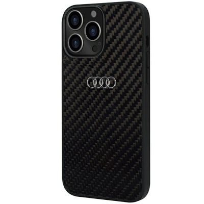 3. Audi Carbon Fiber iPhone 13 Pro Max 6,7" schwarz/schwarz Hardcase AU-TPUPCIP13PM-R8/D2-BK