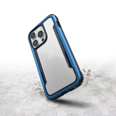 8. Raptic X-Doria Shield Case iPhone 14 Pro gepanzerte Hülle blau