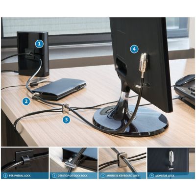 6. Kensington MicroSaver 2.0 Kit zum Schutz Ihres Computers und Ihrer Peripheriegeräte
