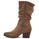3. Beige Velourslederstiefel Vinceza 58597