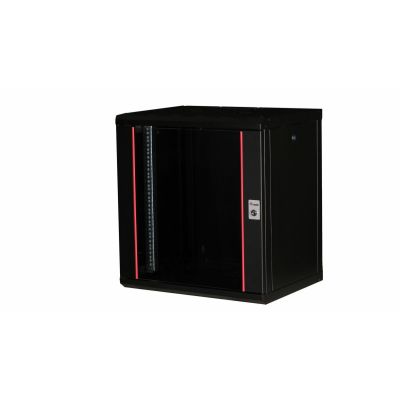 Equip EPM-12-6045-B-CBAA 12U Rack-Wandmontageschrank Schwarz