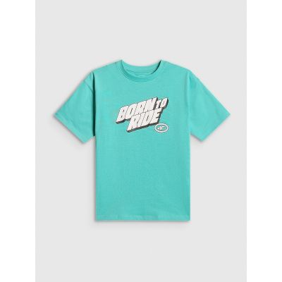 5. Baumwoll-T-Shirt für Jungen 4F 4FJRSS26TTSHM4174-047S