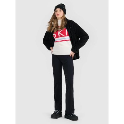 5. Damen-Leggings mit ausgestelltem Bein, Größe 4F 4FRAW25TTROF1708-20S