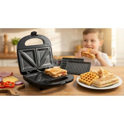 14. Esperanza Portabella EKT006K Sandwichmaker (700 W; schwarz)