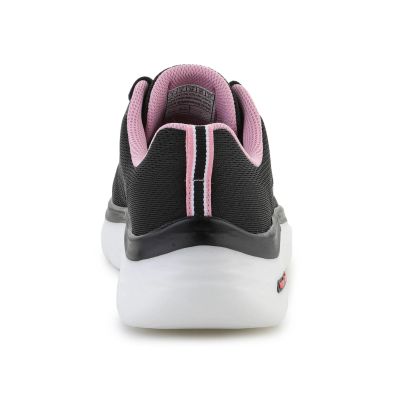 5. SKECHERS GO WALK HYPER BURST SPACE INSIGHT SCHWARZ/PINK 124578-BKPK
