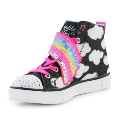 3. Skechers Twinkle Toes Schuhe: Twinkle Sparks - Shooting Star Jr 314775L-BKMT