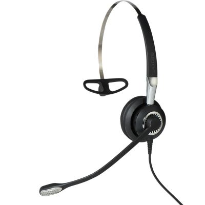 2. Jabra 2406-820-204 Kopfhörer/Headset, kabelgebunden, Nackenbügel, Ohrbügel, Kopfbügel, Büro/Callcenter, Schwarz, Silber