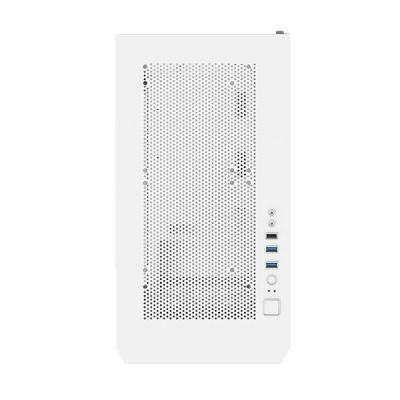 8. Montech AIR 100 ARGB, Micro-ATX, gehärtetes Glas – Weiß