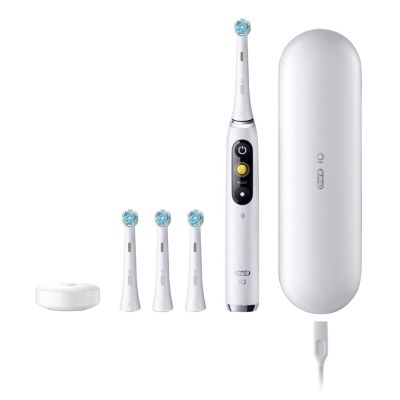 2. Braun Oral-B iO Series 9 White Alabaster Luxe Edition