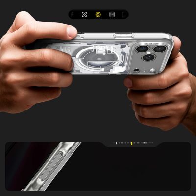 16. Spigen Ultra Hybrid MagSafe Zero One Hülle für iPhone 18 Pro / 17 Pro – Weiß