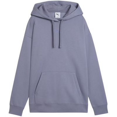2. Puma ESS Hoodie mit zentriertem Katzenlogo, locker geschnitten, Lila, 692917, Größe 65