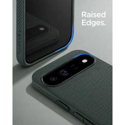 8. Spigen Liquid Air Mag MagSafe Hülle für Google Pixel 11 – Dunkelgrün