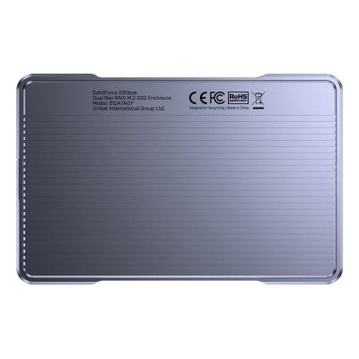 4. Unitek-Gehäuse mit 2x M.2 20 Gbit/s RAID0, RAID1 + Klonen