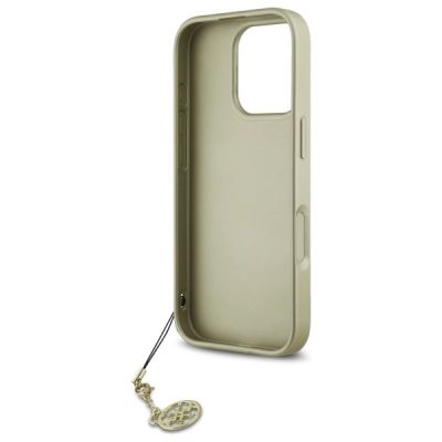 7. Guess 4G Charms Collection Hülle für iPhone 16 Pro – Schwarz