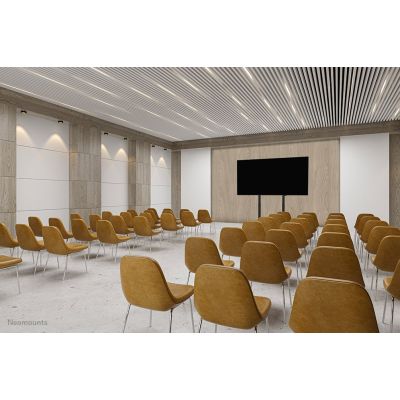 11. Neomounts FL55-975BL1 Medienständer, schwarz, flach, für Medienkarten/Medienwagen