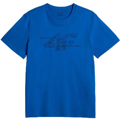 2. Herren-T-Shirt 4F M3573, blau, 4FWAW26TTSHM3573 33S